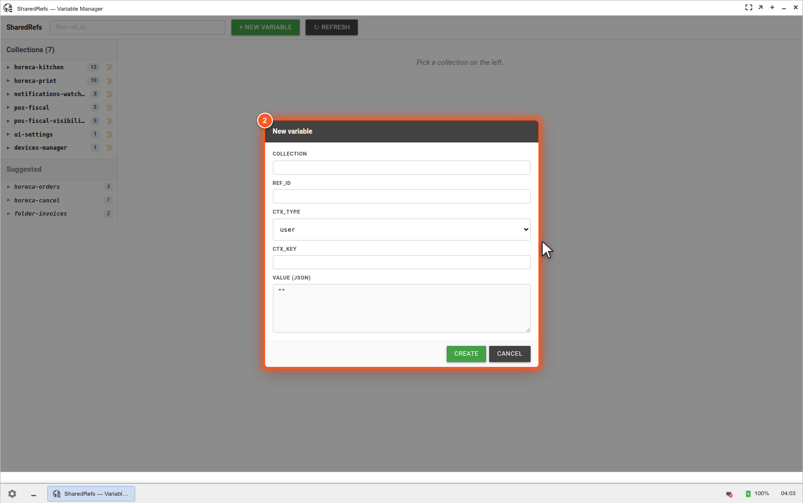 Pas 2 — dialog editor deschis cu toate câmpurile Pas 2 — dialog editor deschis cu toate câmpurile